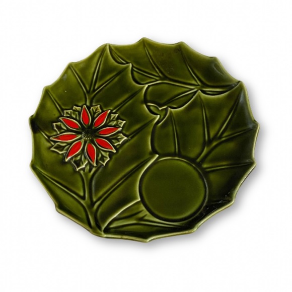 Vintage Enesco Christmas Cookies and Milk Plate 4 Available - Picture 2 of 6